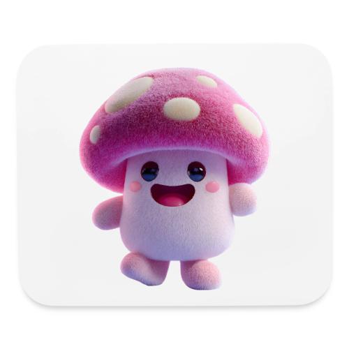 Mushroom: Purple Forest Friend - Mouse pad Horizontal