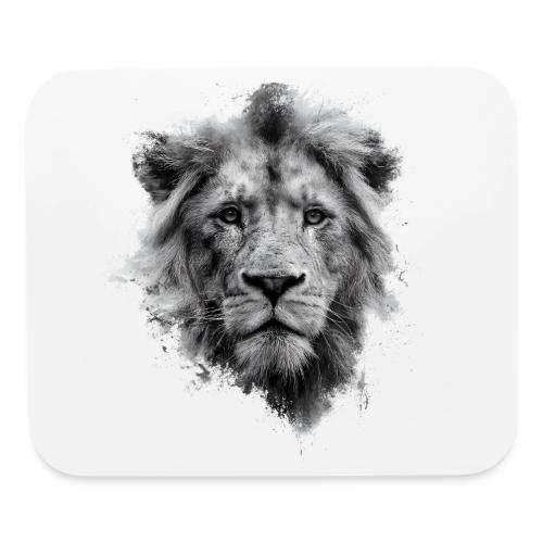 Lion: Monochrome King - Mouse pad Horizontal
