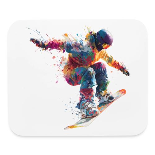 Snowboarding: Frozen Flight - Mouse pad Horizontal