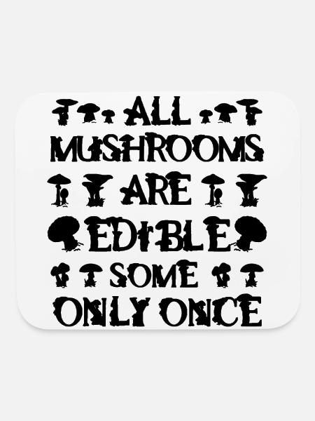 Collecting mushrooms - Mouse pad Horizontal - white - Front