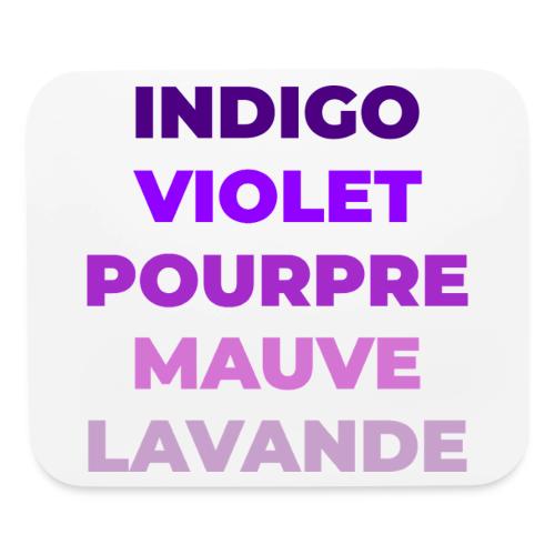 Shades of purple - Mouse pad Horizontal