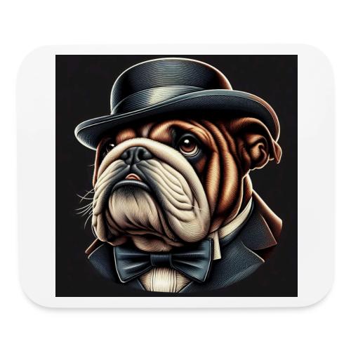 English Bulldog The Mobster - Mouse pad Horizontal