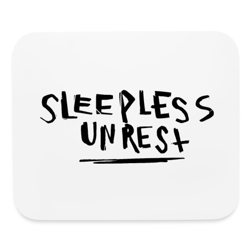 SLEEPLESS BLACK - Mouse pad Horizontal