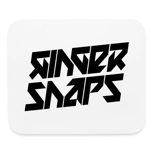 Ginger Snap5 logo (two lines black) - Mouse pad Horizontal