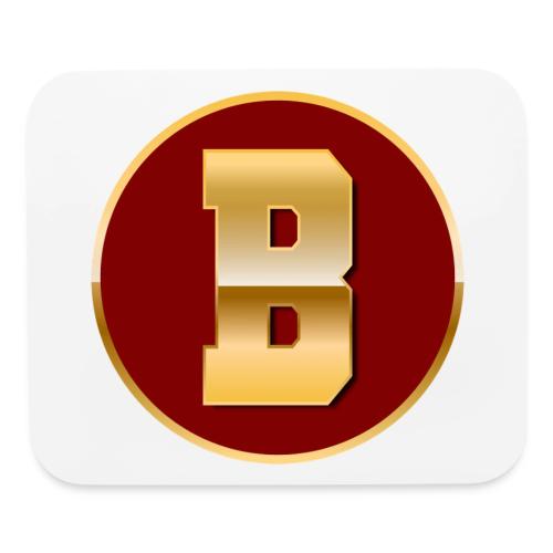 Letter B – Capital Varsity Alphabet Monogram - Mouse pad Horizontal
