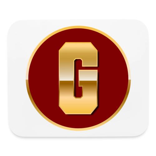 Letter G – Capital Varsity Alphabet Monogram - Mouse pad Horizontal