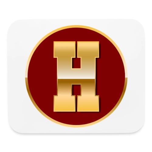 Letter H – Capital Varsity Alphabet Monogram - Mouse pad Horizontal
