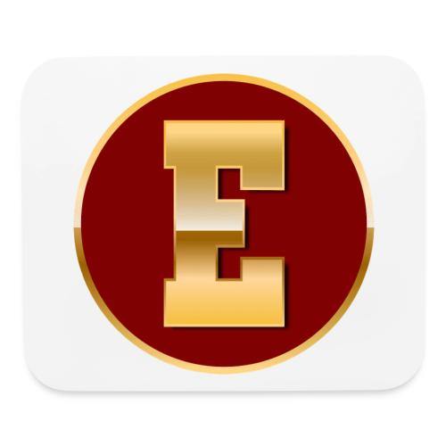 Letter E – Capital Varsity Alphabet Monogram - Mouse pad Horizontal