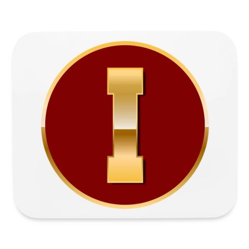 Letter I – Capital Varsity Alphabet Monogram - Mouse pad Horizontal