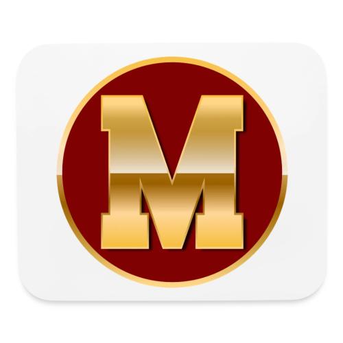 Letter M – Capital Varsity Alphabet Monogram - Mouse pad Horizontal