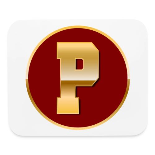 Letter P – Capital Varsity Alphabet Monogram - Mouse pad Horizontal