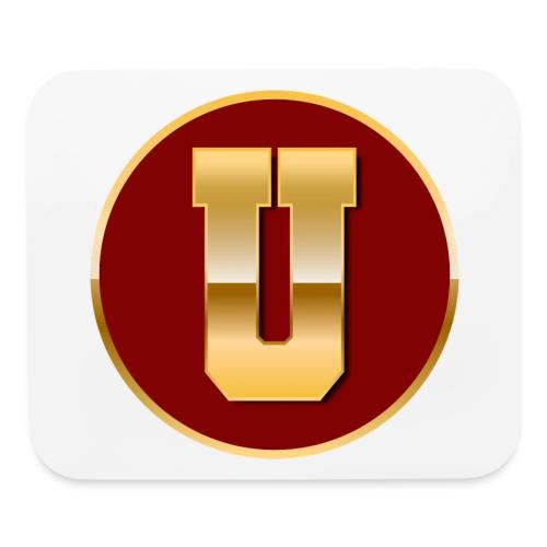 Letter U – Capital Varsity Alphabet Monogram - Mouse pad Horizontal