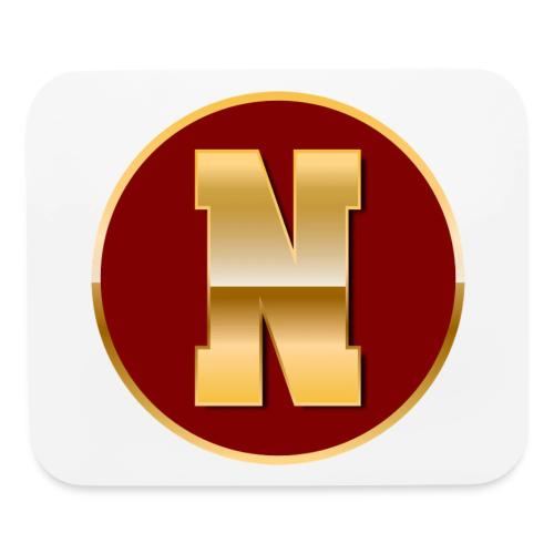 Letter N – Capital Varsity Alphabet Monogram - Mouse pad Horizontal