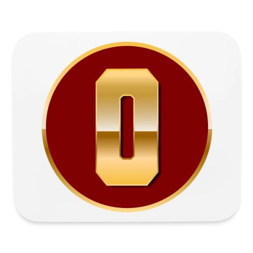 Letter O – Capital Varsity Alphabet Monogram - Mouse pad Horizontal