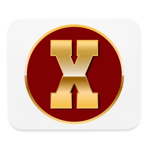 Letter X – Capital Varsity Alphabet Monogram - Mouse pad Horizontal