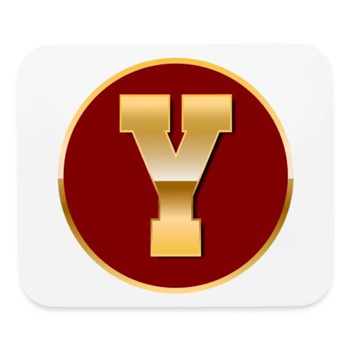Letter Y – Capital Varsity Alphabet Monogram - Mouse pad Horizontal