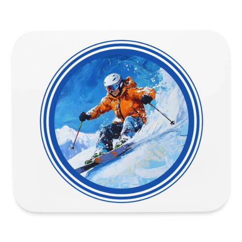 Skiing: On the Edge - Mouse pad Horizontal