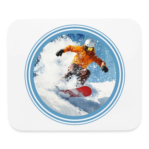 Snowboarding Edge - Mouse pad Horizontal