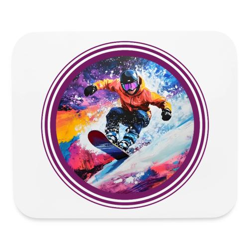 Snowboarding Spirit - Mouse pad Horizontal