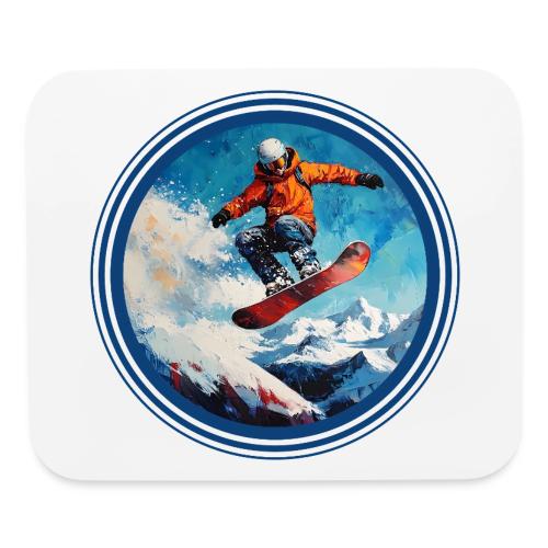 Snowboarding Vibes - Mouse pad Horizontal