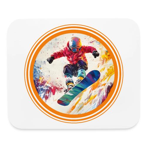 Snowboarding Horizon - Mouse pad Horizontal