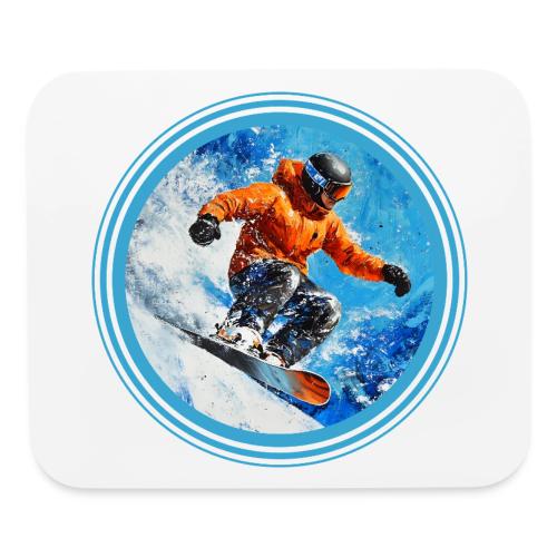Snowboarding Motion - Mouse pad Horizontal