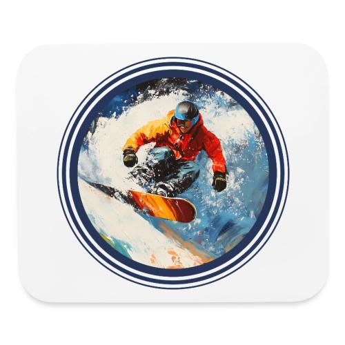 Snowboarding Rebel - Mouse pad Horizontal