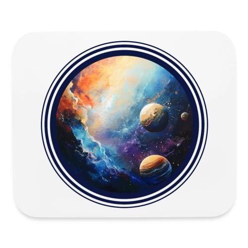 Nebula of Planets - Mouse pad Horizontal