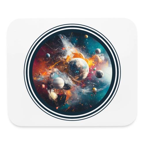 Planets in Acrylic Dreams - Mouse pad Horizontal