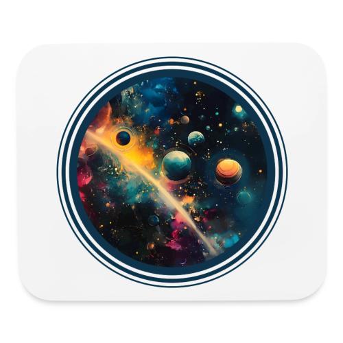 Painted Planetscape - Mouse pad Horizontal