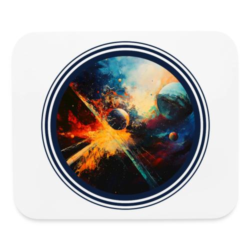 Planets in Turmoil - Mouse pad Horizontal