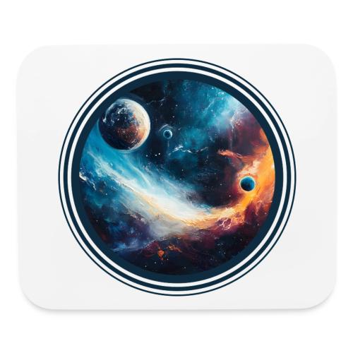 Planets Among Colors - Mouse pad Horizontal