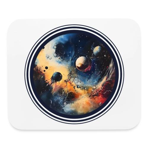 Chaotic Color Planets - Mouse pad Horizontal