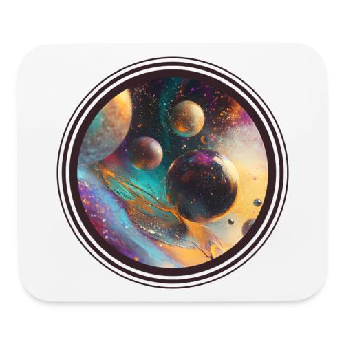 Planets in the Abstract - Mouse pad Horizontal