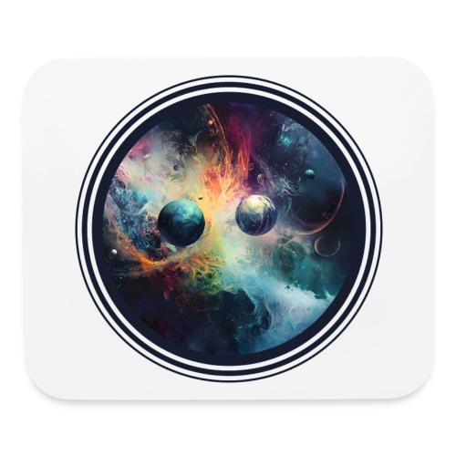 Chaotic Color Planets - Mouse pad Horizontal