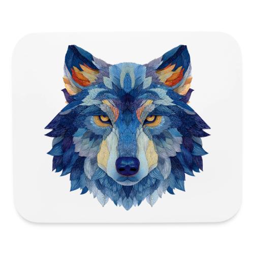 Wolf: Alpha Portrait - Mouse pad Horizontal