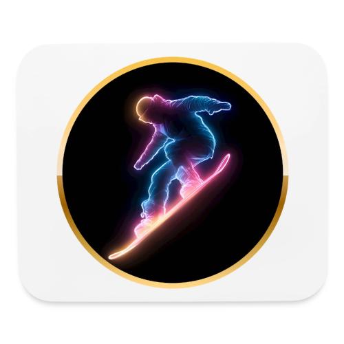 Snowboarding: Neon Snow Drift - Mouse pad Horizontal