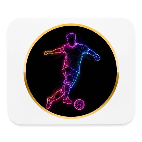 Neon Soccer Flow - Mouse pad Horizontal