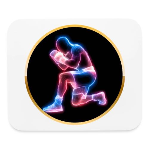 Neon Boxing Focus - Mouse pad Horizontal