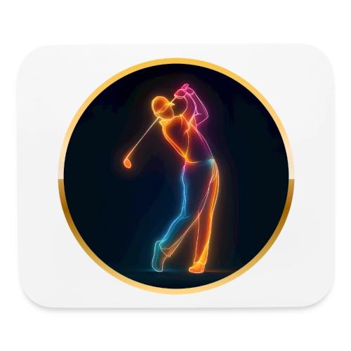Neon Golf Motion - Mouse pad Horizontal