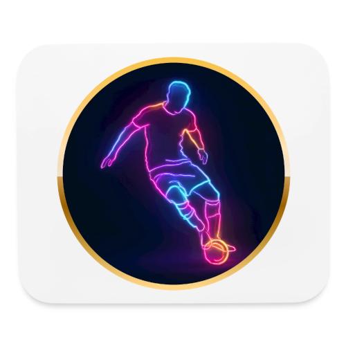 Soccer: Neon Golden Goal - Mouse pad Horizontal