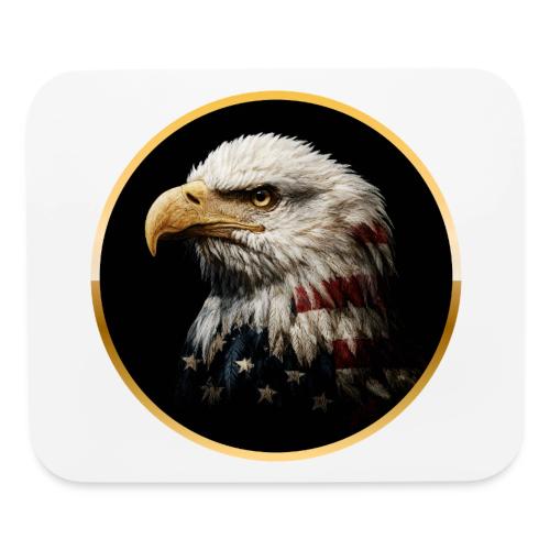 America: Golden Freedom Crest - Mouse pad Horizontal