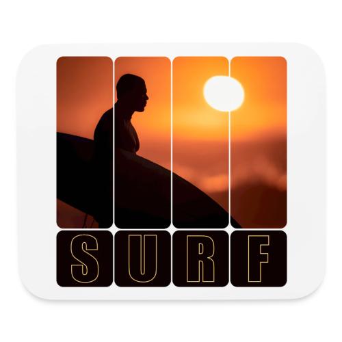 Surfing: Sunset Surf Panels - Mouse pad Horizontal