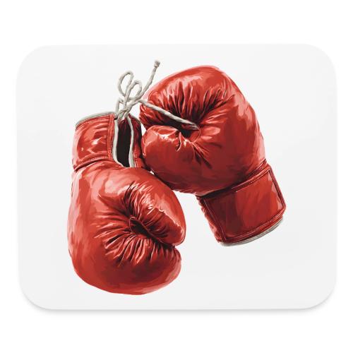 Boxing: Hanging Gloves Icon - Mouse pad Horizontal