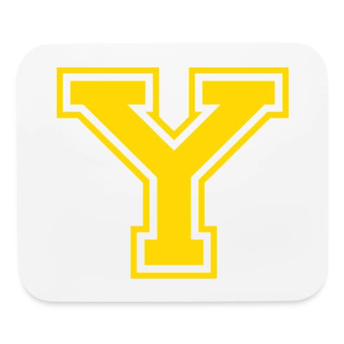 Letter Y – Capital Athletic Alphabet Monogram - Mouse pad Horizontal