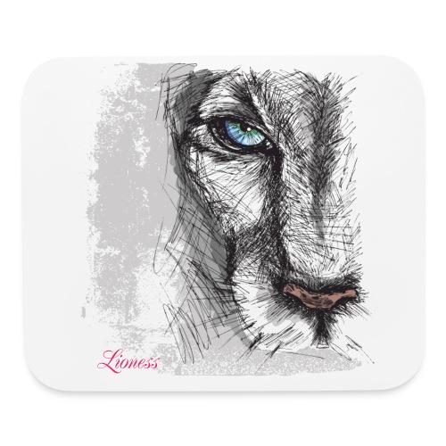 Lioness Purchased jpg - Mouse pad Horizontal