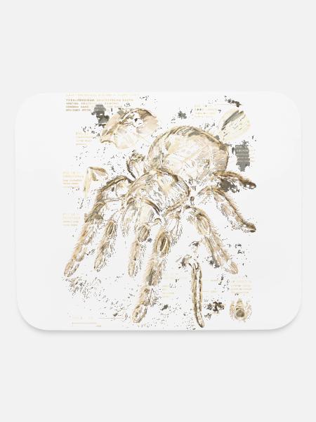 Tarantula Owner - Mouse pad Horizontal - white - Front