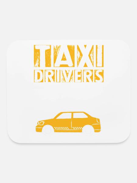 Transporter Taxi Driver - Mouse pad Horizontal - white - Front