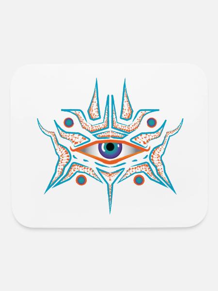Occult Eye 2 - Mouse pad Horizontal - white - Front