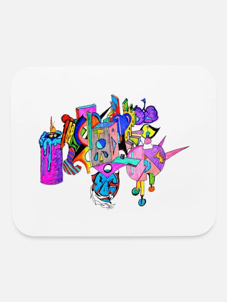 Al's Collection - Mouse pad Horizontal - white - Front